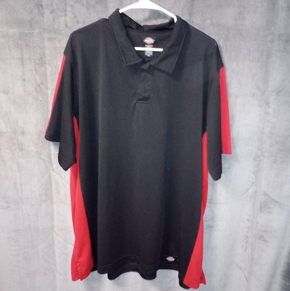 Dickies Other - Dickies Black and Red Active Wear Polo Shirt Size 3X